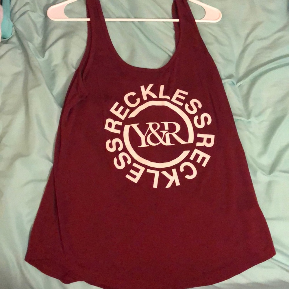 Young and reckless tank top